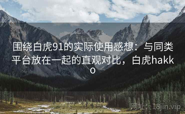 围绕白虎91的实际使用感想：与同类平台放在一起的直观对比，白虎hakko