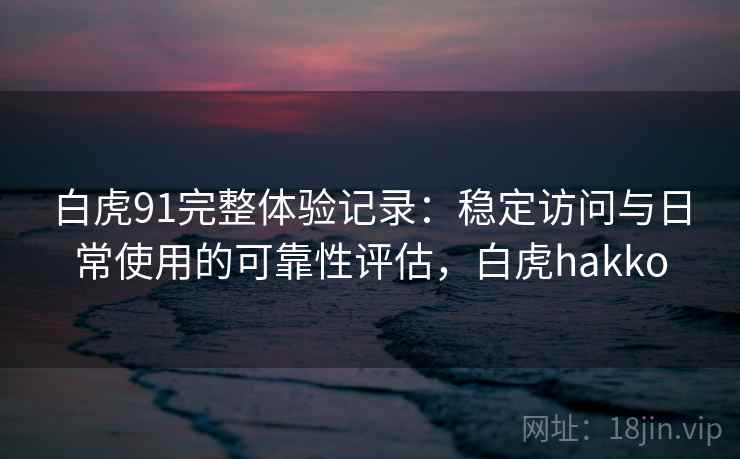 白虎91完整体验记录：稳定访问与日常使用的可靠性评估，白虎hakko