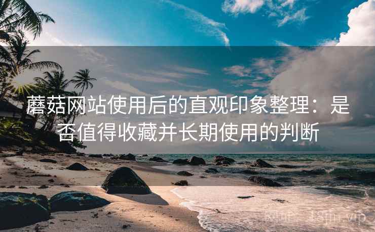 蘑菇网站使用后的直观印象整理：是否值得收藏并长期使用的判断